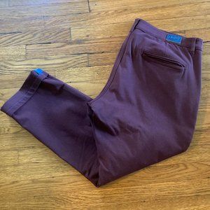 MUGSY STRETCH CHINOS -- PORT -- 35x30